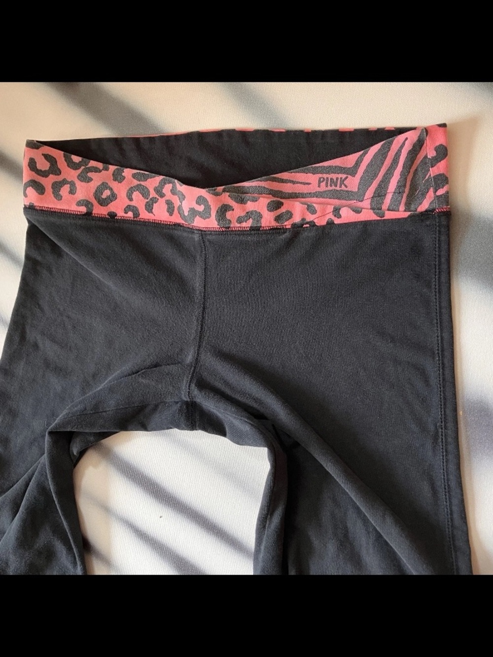 Victorias Secret Pink Low Rise Yoga Pants Leggings Womens S